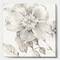 Designart - Indigold Grey Peonies II - Farmhouse Gallery-wrapped Canvas